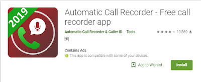 Automatic Call Recorder 2019-Free call recorder app 2019: Social Calling Apps की Call Recording कैसे करे ?