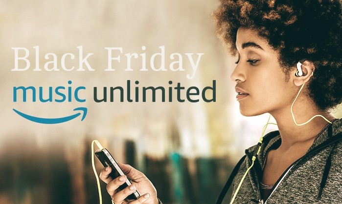 Black Friday 2017: offerta Amazon Music Unlimited 3 mesi
