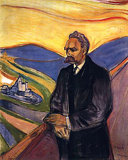 Friedrich Nietzsche @Edvard Munch, óleo sobre tela, 1906