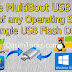 How to create MultiBoot USB Flash Drive all Operating System in a Single drive.