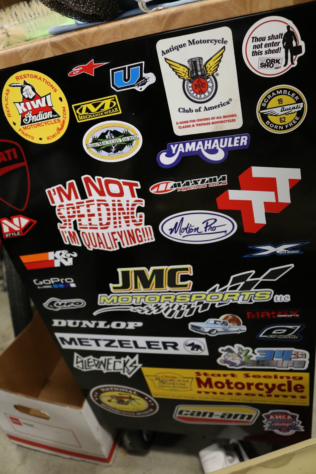 OldMotoDude Tool Box Decals