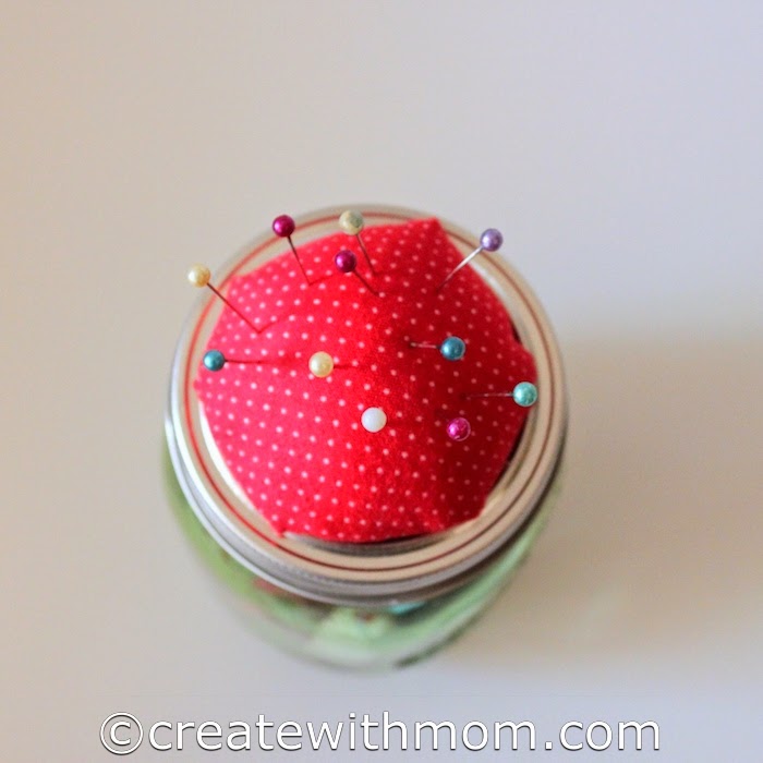 Create With Mom Make Your Own Mason Jar Sewing Kit