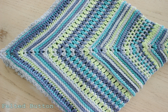 Breath of Heaven Blanket crochet pattern by Susan Carlson of Felted Button