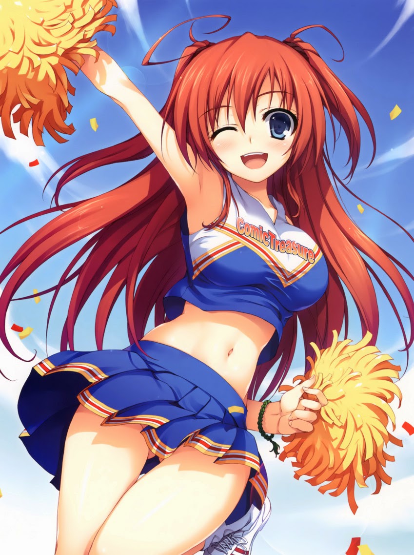 Anime Girls Anime Girl Cheerleader Girl