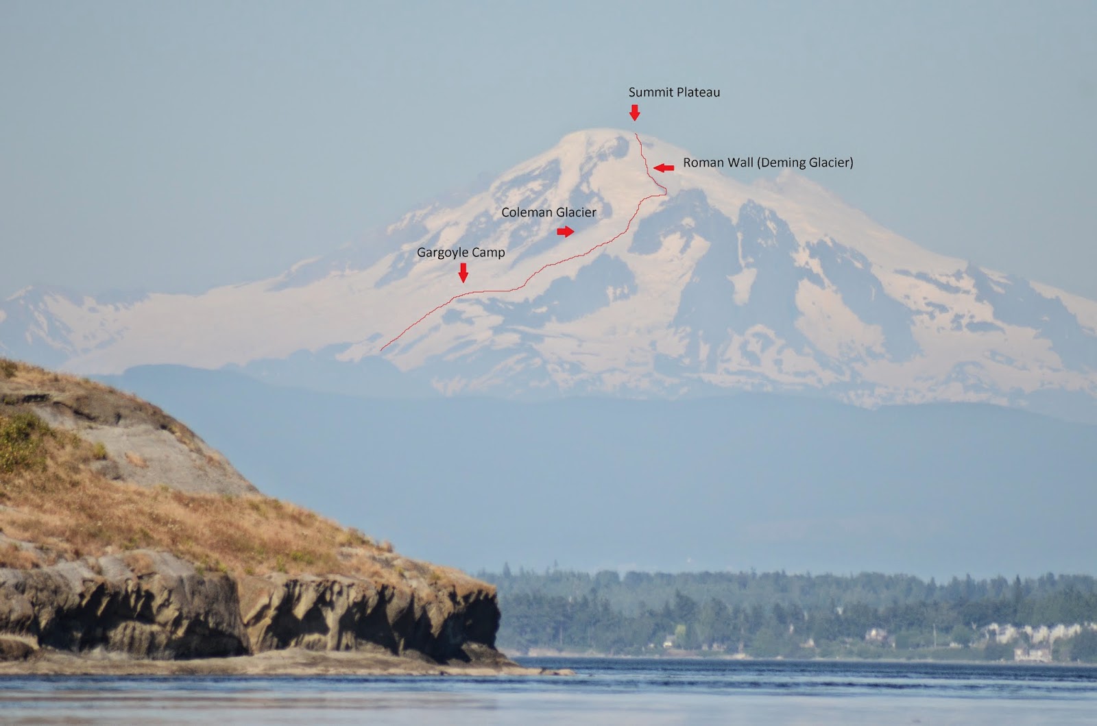 Life On Water Climbing Mt Baker