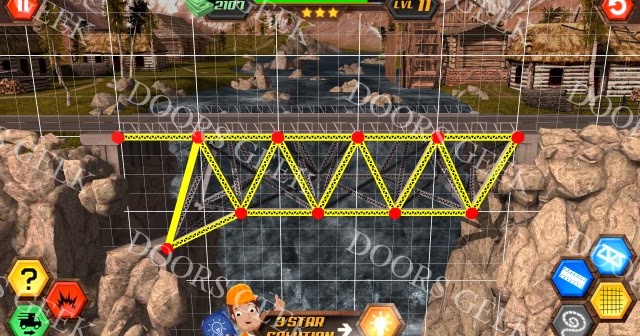 Bridge Construction Simulator [Hard] Level 11 ~ Doors Geek