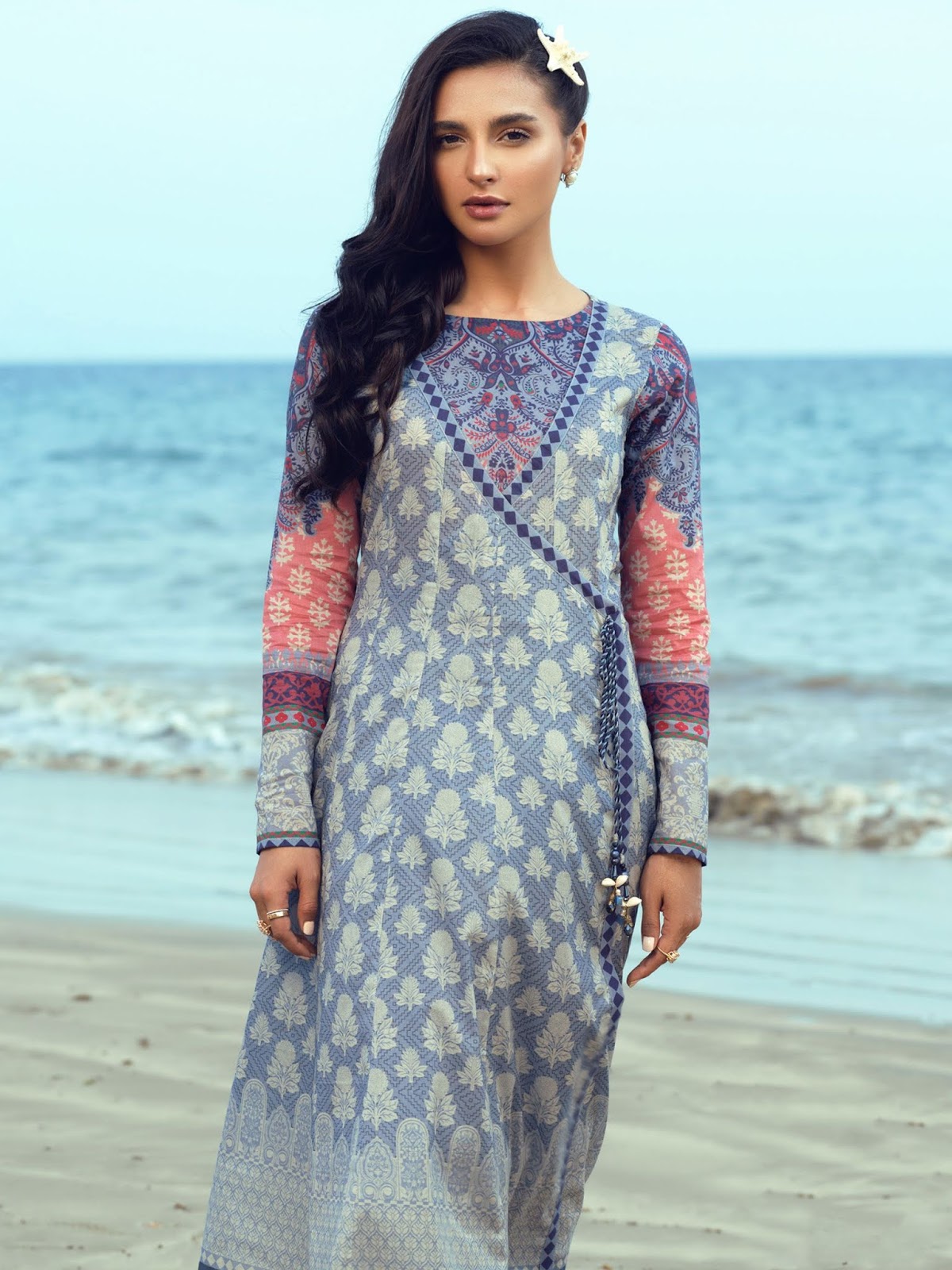 limelight unstitched lawn shirt