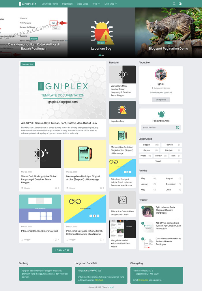 Rekomendasi Template Blogger Terbaik Rekomendasi Template Blogger Terbaik