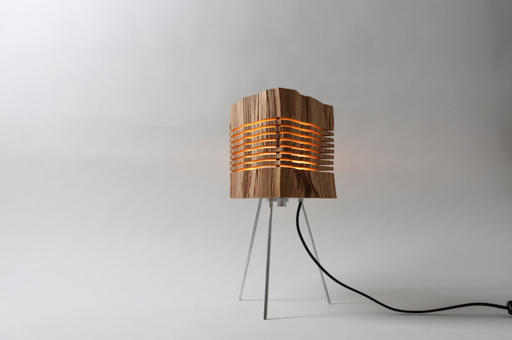 Sliced Sculpture Lamps Highlight the Natural Beauty of Firewood Sliced Sculpture Lamps Highlight the Natural Beauty of Firewood