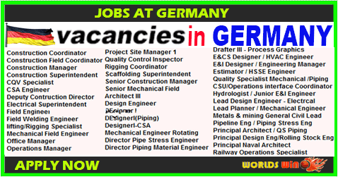 travel jobs germany