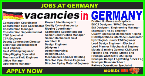 germany vacancies apply jobs