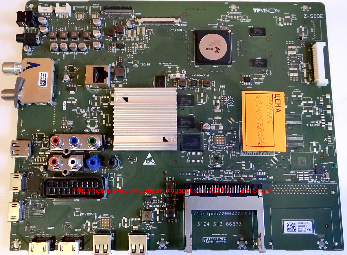 Master Electronics Repair ! REPAIR / SERVICING TV PHILIPS 49PUS7809