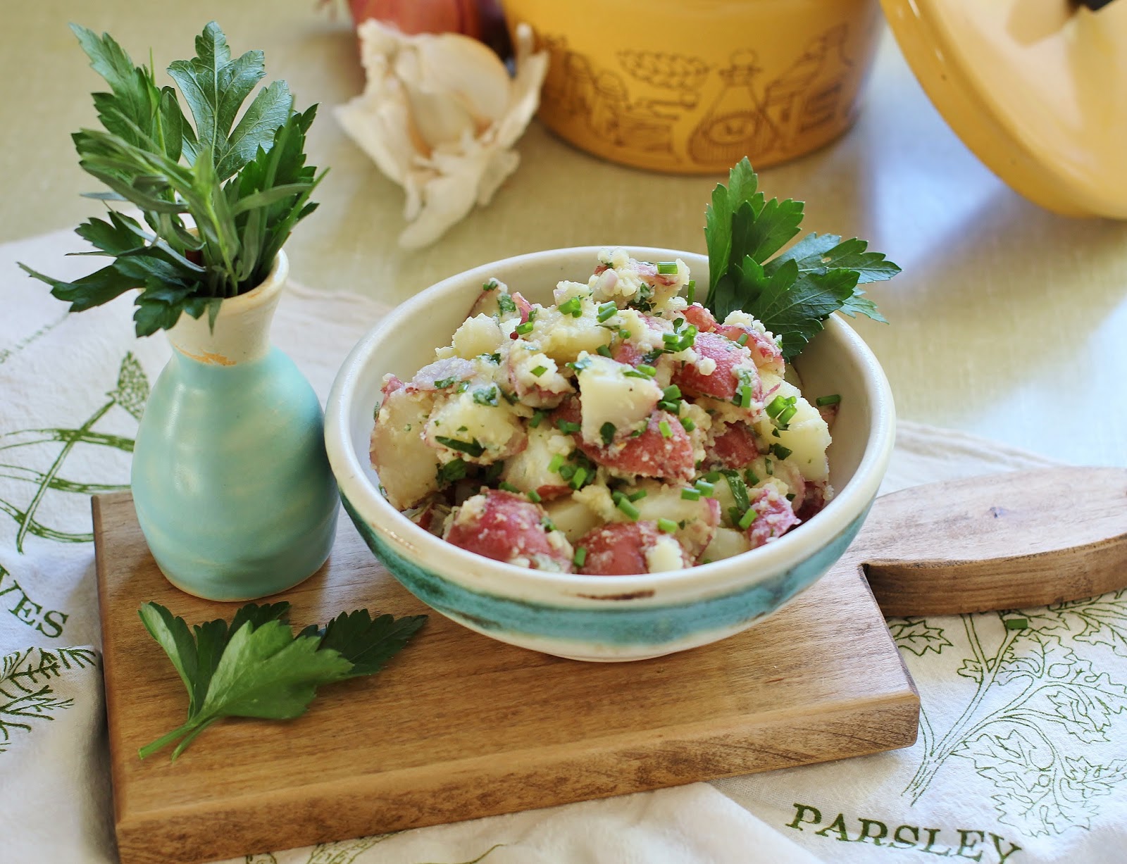 Arctic Garden Studio French Potato Salad with Mustard and Fresh Herbs