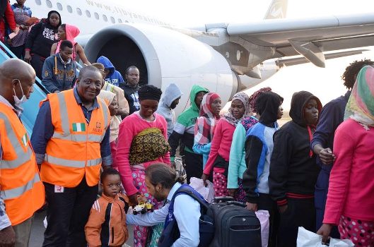 kk Photos: 140 stranded Nigerians return from Libya