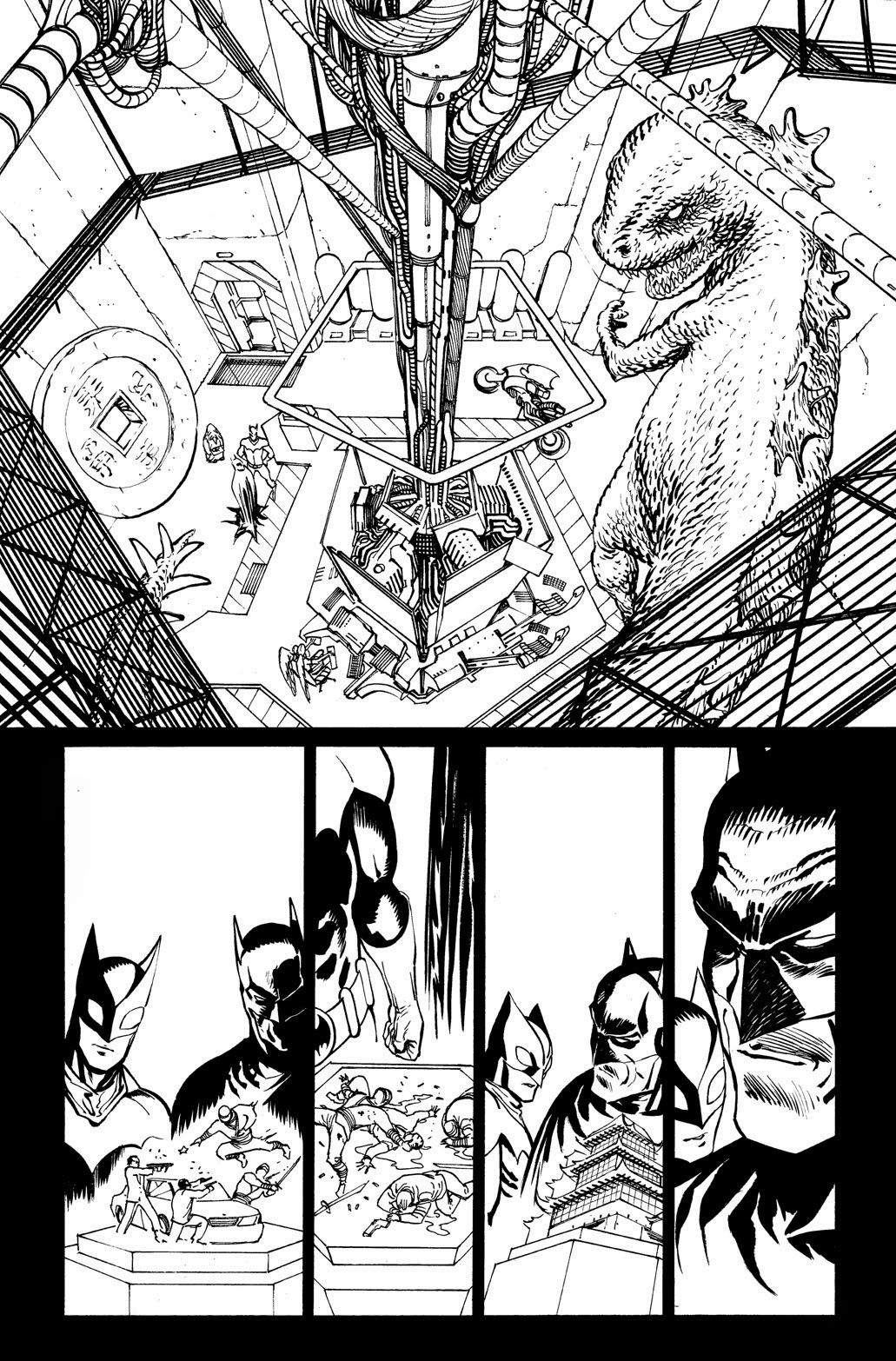 Pages from BATMAN ETERNAL 9 by Guillem March