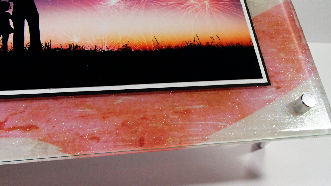 Photo Transfer On An Acrylic Frame Nadine Carlier