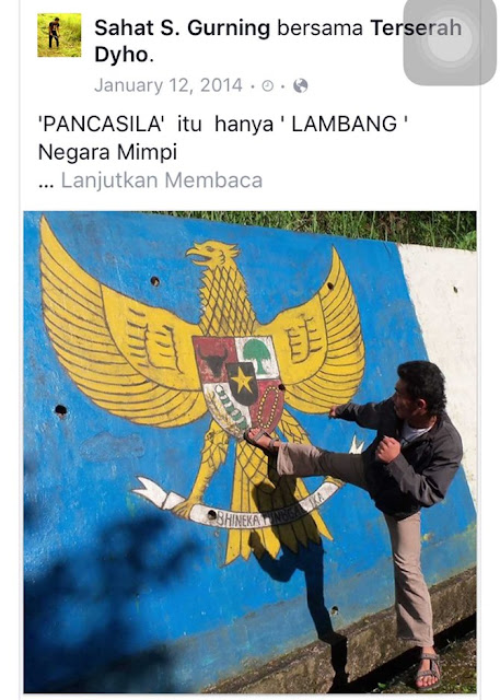 Balasan 16 Dari Tendang Lambang Garuda Pancasila Berujung
