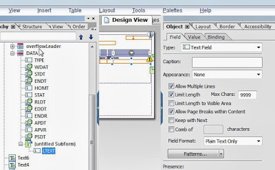 SAP Abap Okcodes: SAP ABAP ADOBE FORMS Long Texts