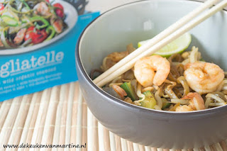 Seamore tagliatelle in een heerlijke roerbakschotel Seamore tagliatelle in een heerlijke roerbakschotel