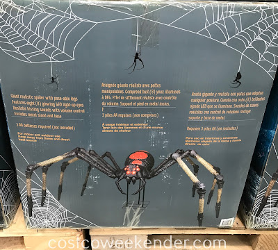 Decorate your home this Halloween with the Giant Mutant Spider