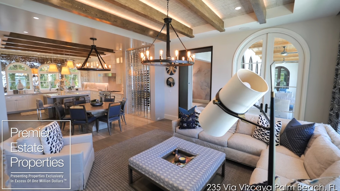 58 Interior Design Photos vs. 235 Via Vizcaya, Palm Beach, FL Luxury Home Tour