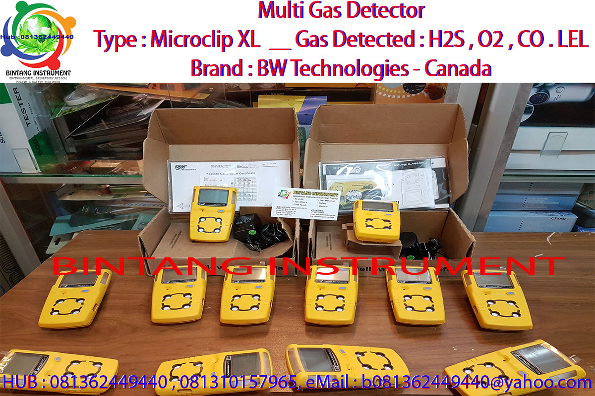 BINTANG INSTRUMENT 081362449440 Jual BW Multi Gas Alert Microclip XL