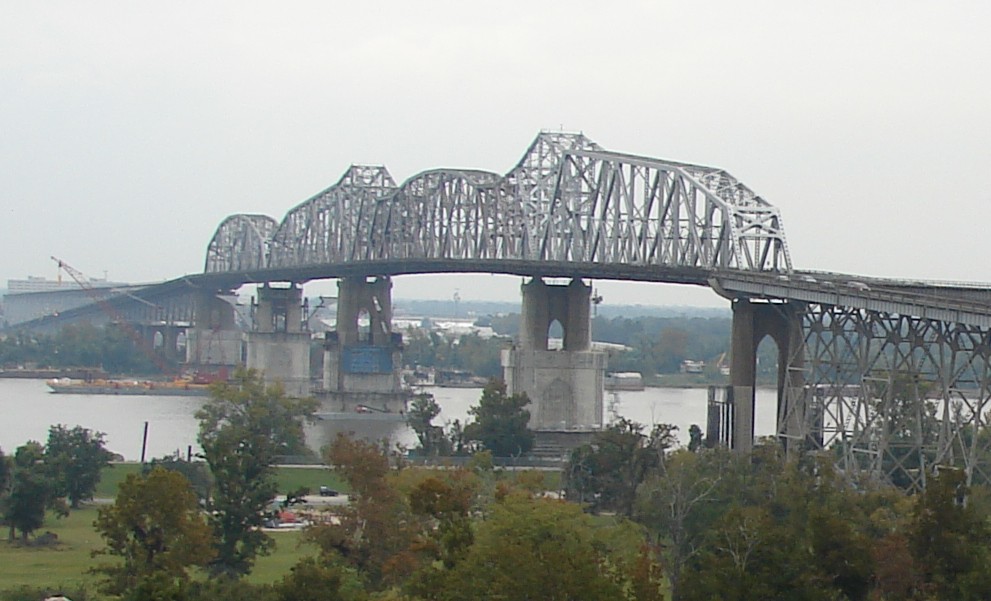 Industrial History NOPBR Huey P Long Bridge (NO) over the Mississippi