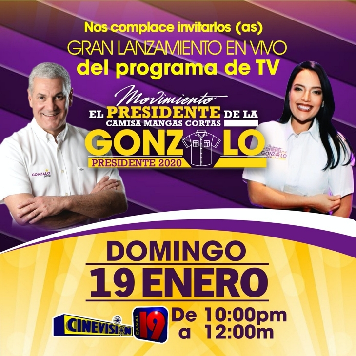 Activista Jenniffer Marchena anuncia programa de televisión: “Gonzalo paso a paso hacia el Palacio” Activista Jenniffer Marchena anuncia programa de televisión: “Gonzalo paso a paso hacia el Palacio”