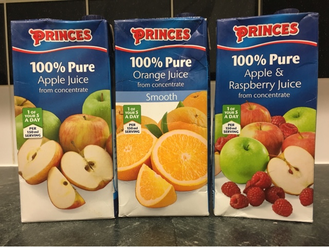 Princes 100% pure Juice