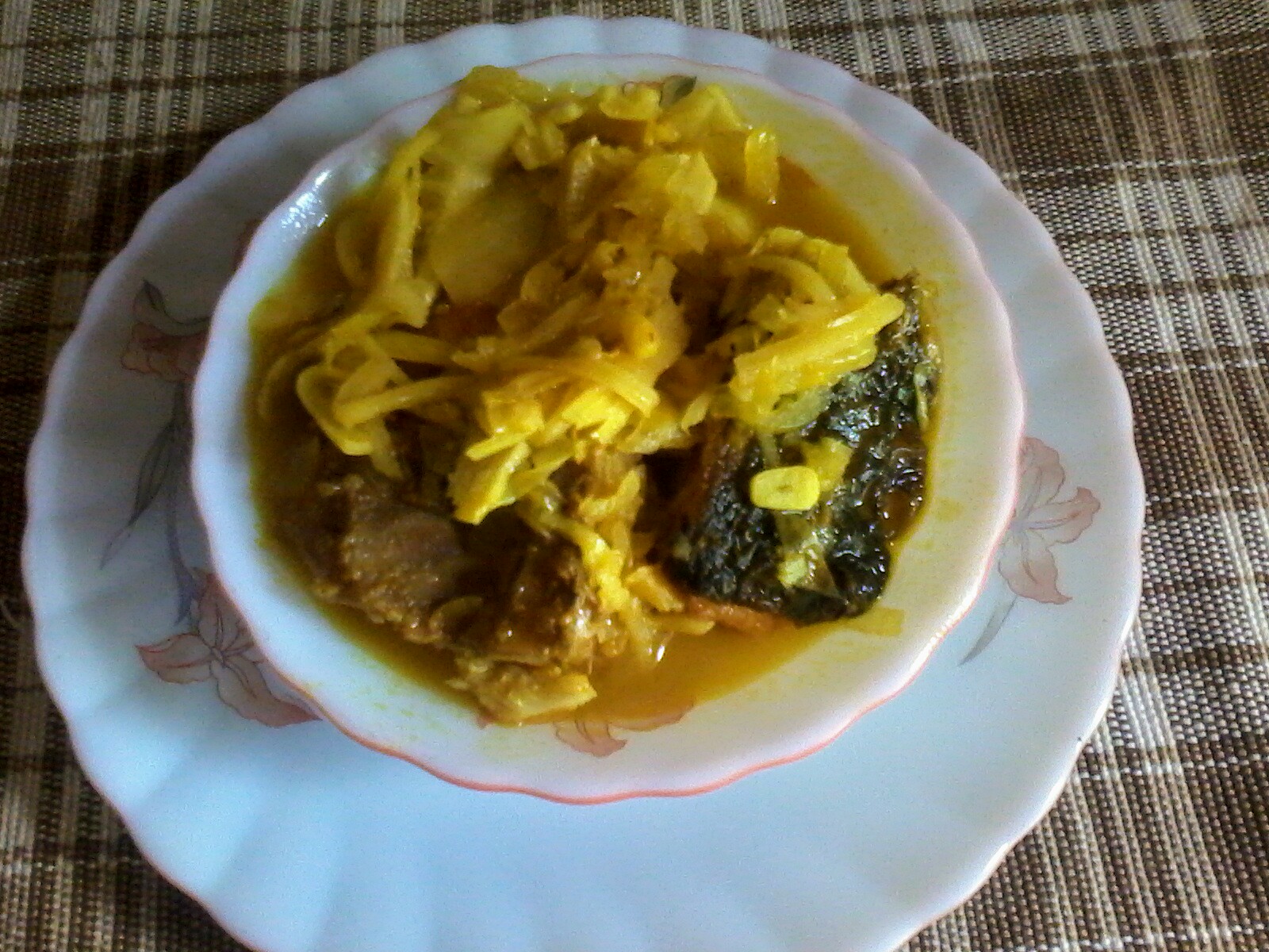 Fish curry with bamboo shoot rumi's kitchen