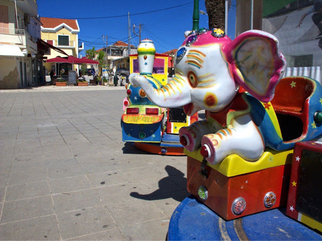 Elephant ride Lixouri Kefalonia Greece photo by sue wellington Elephant ride Lixouri Kefalonia Greece photo by sue wellington