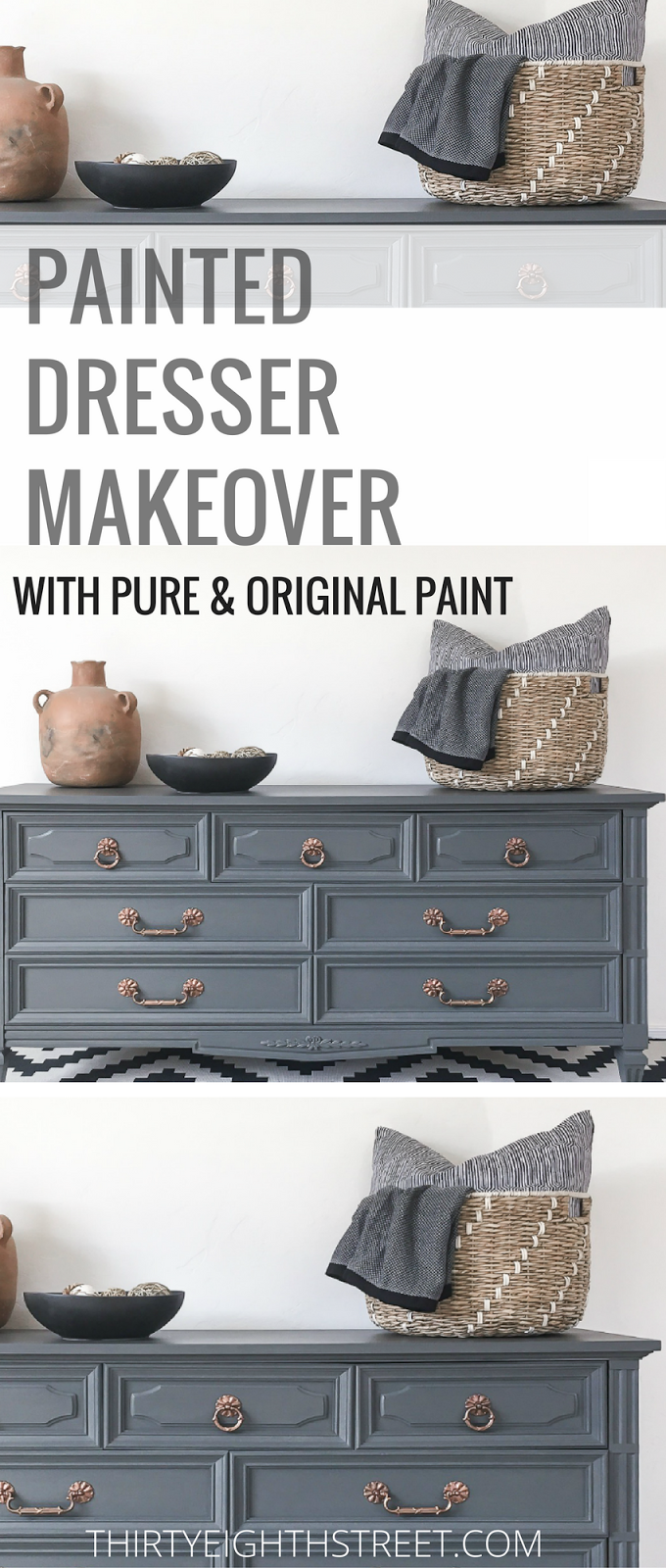 How To Paint Wood Furniture With Pure & Original Paint - Thirty Eighth  Street