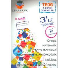 Zeka Küpü 8.Sınıf TEOG 2.Dönem 3lü Deneme Sınavı (2015) Zeka Küpü 8.Sınıf TEOG 2.Dönem 3lü Deneme Sınavı (2015)