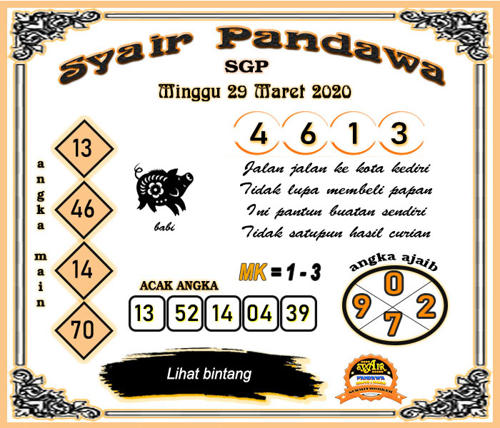 Prediksi Togel Sgp Minggu 29 Maret 2020 Prediksi Sgp Hari Ini Prediksi Togel Sgp Minggu 29 Maret 2020 Prediksi Sgp Hari Ini