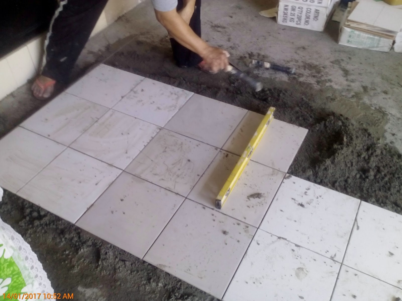 BUILDER'S JOURNAL TILE INSTALLATION CONCRETE DRY PACK METHOD