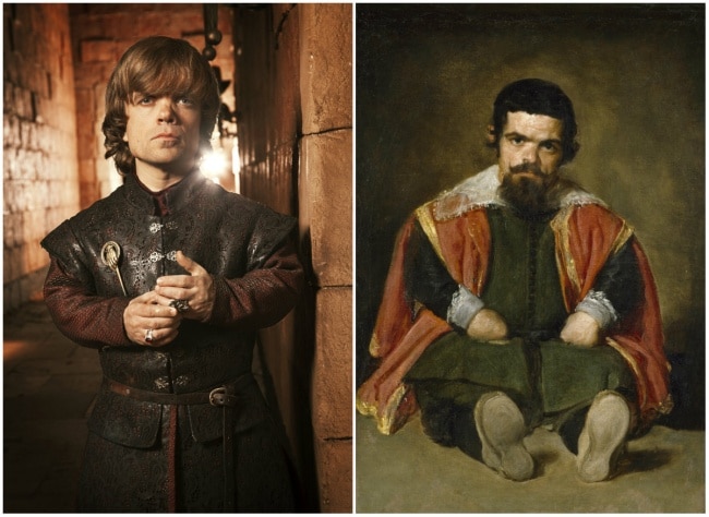 Peter Dinklage e don Sebastián de Morra Peter Dinklage e don Sebastián de Morra