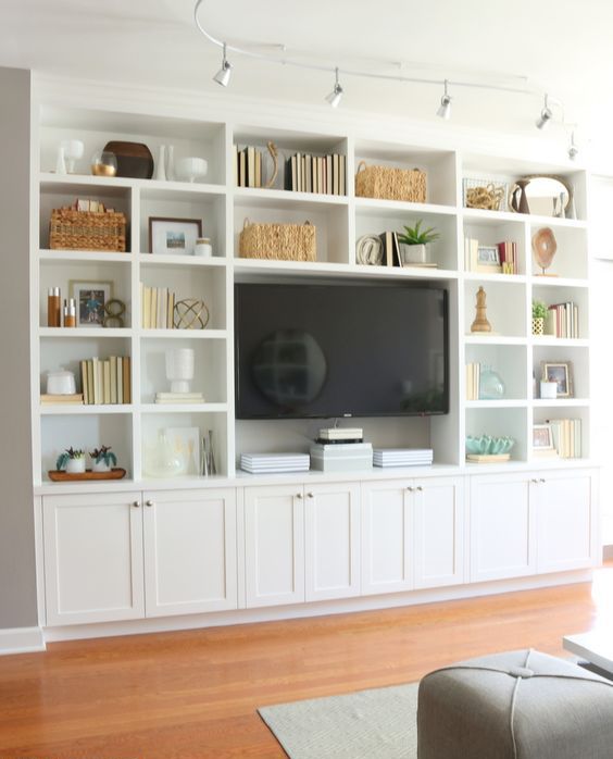 Cómo poner librerías en tu salón de manera elegante