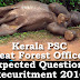 Kerala PSC - Expected Questions for Beat Forest Officer 2016 - 09