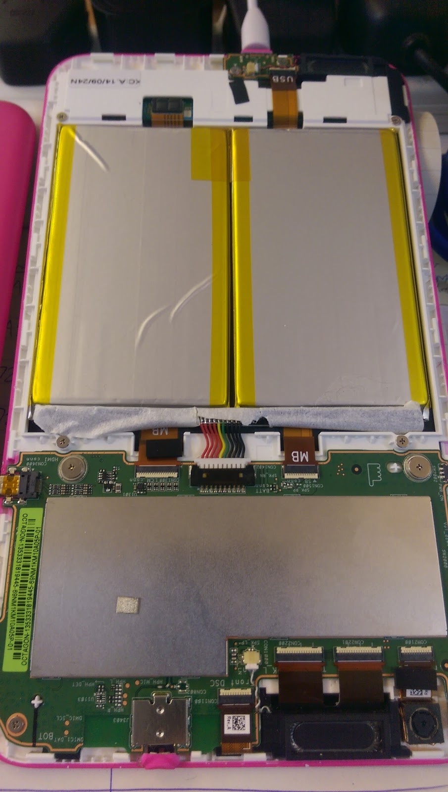 Andy Brown's blog Tesco Hudl2 battery problems and teardown