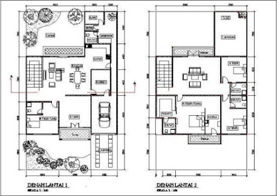 Image design minimalist house 2 floors