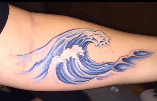 Tatuagens de ondas do mar Tatuagens de ondas do mar