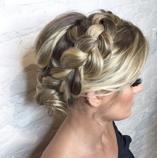 coque com trança coque com trança