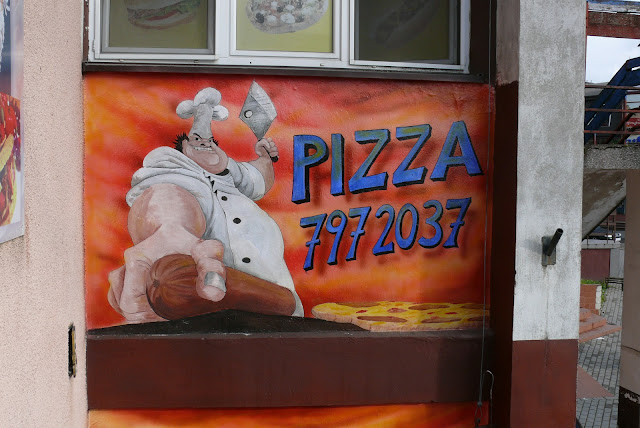 Aranżacja pizzerii Artystyczne malowanie ściany w pizzerii, mural ścienny, wystrój pizzerii, Lublin