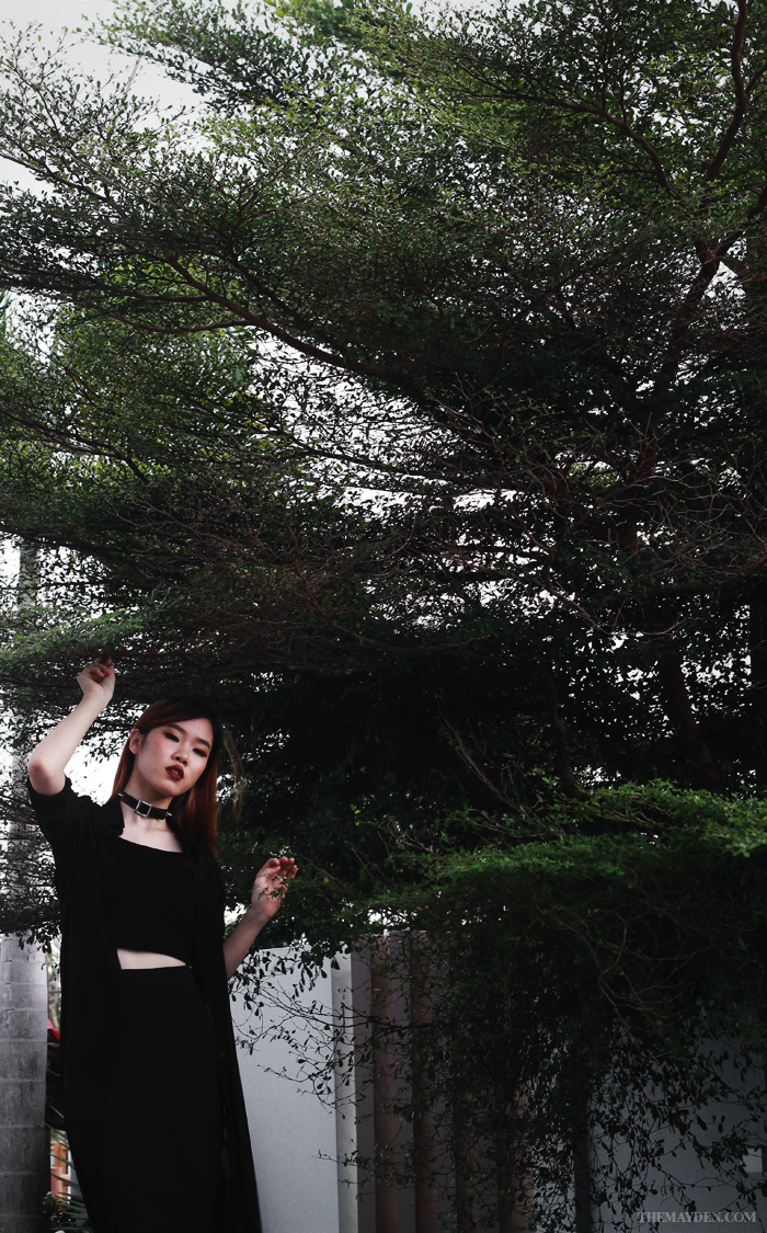 Brunei Style Blogger May Cho | On the frustration at the lack of inspiration | Sheinside, The Mayden, Choker, Grunge, crop top, pencil skirt, writer, writing, prose, experimental, creative, portrait, photography Brunei Style Blogger May Cho | On the frustration at the lack of inspiration | Sheinside, The Mayden, Choker, Grunge, crop top, pencil skirt, writer, writing, prose, experimental, creative, portrait, photography