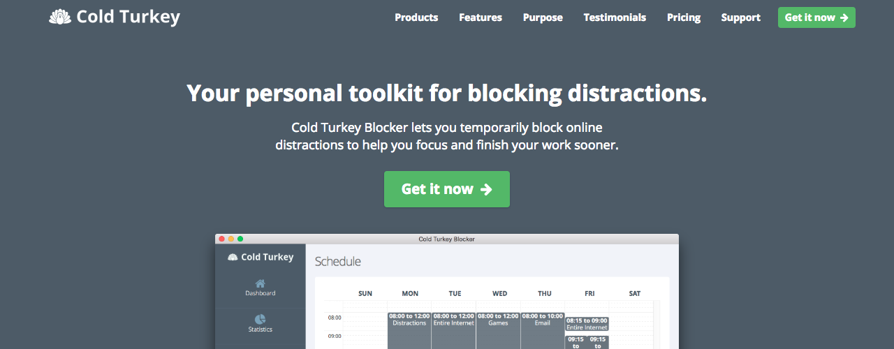 Cold Turkey Blocker APP of the week