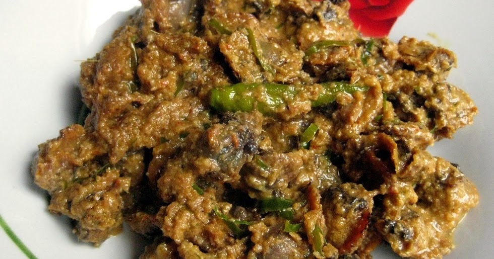 Rendang Kerang  Resepi Cheff