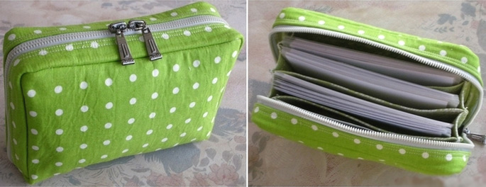 Multi-functional Bag / Bankbook Pouch. Sewing Pattern and Tutorial