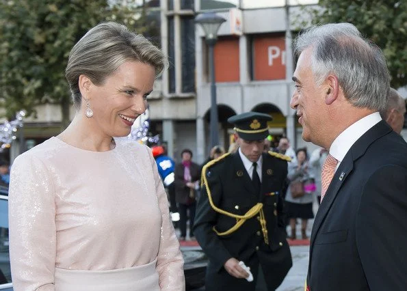 Crown Prince Philippe and Crown Princess Mathilde attended the official reopening of the Theatre Royal in Liege