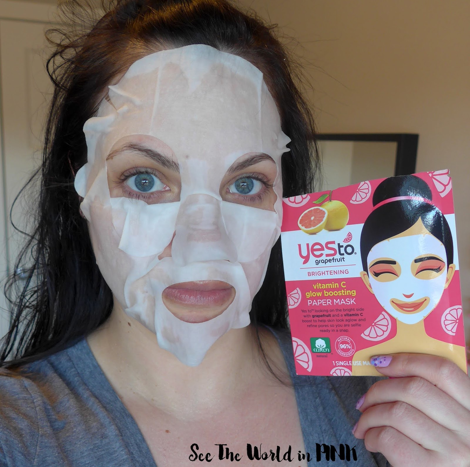 Skincare Sunday - Yes To Grapefruit & Tomato Paper Masks 