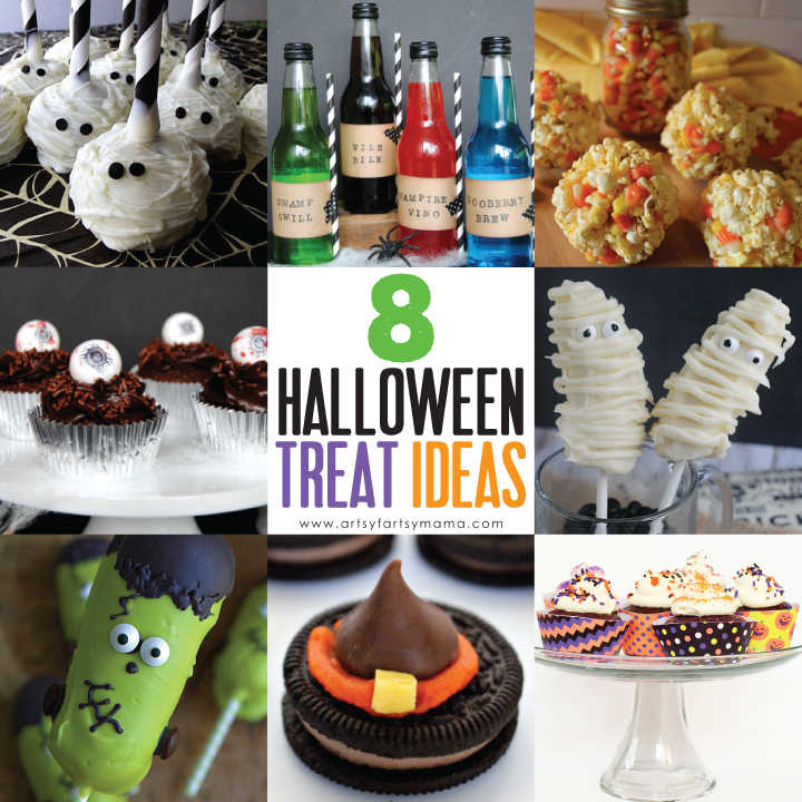 8 Halloween Treat Ideas at artsyfartsymama.com